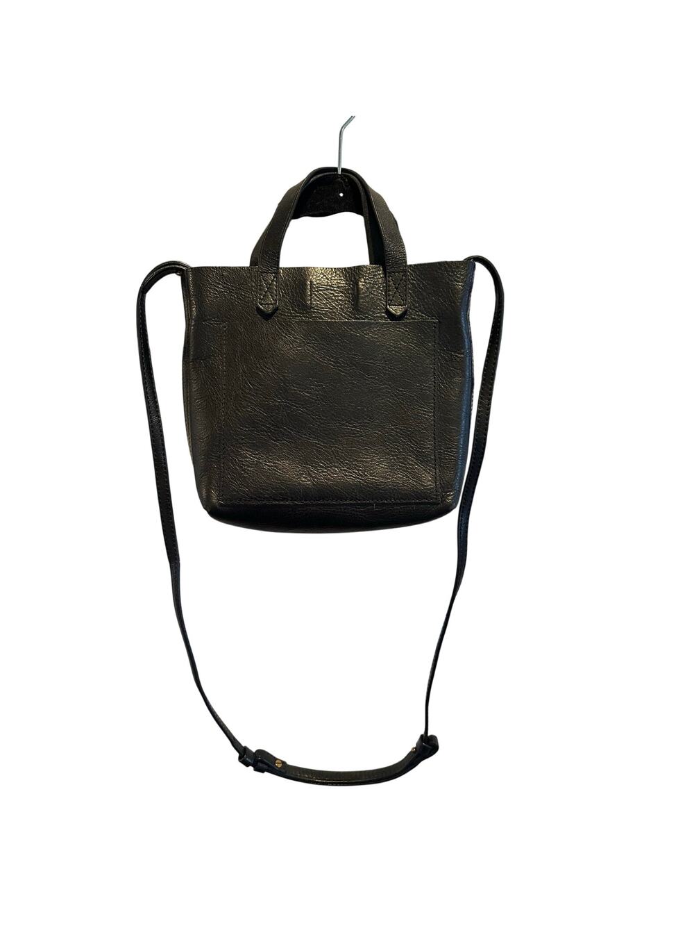 Madewell Mini Leather Crossbody Tote Black Size Small